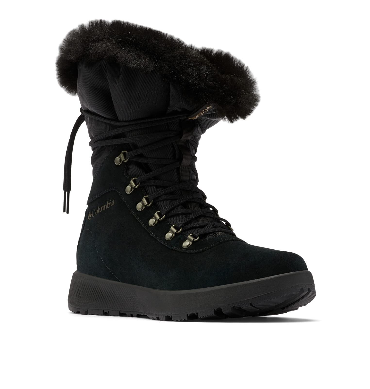 Columbia Womens Slopeside Village Omni-Heat Hi Черный/грязевой BL0152-010