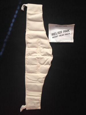 NEW FABRICATION ENTERPRISES Relief Pak Moist Heat Treatment Pad Neck Contour