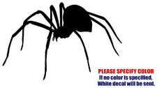SPIDER Graphic Die Cut decal sticker Car Truck Boat Window Wall Laptop 7"