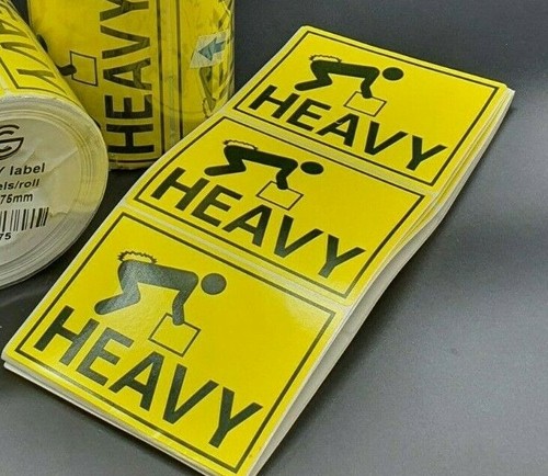 Heavy Sticker 50 stickers "Heavy" Label-Sticker - Picture 2 of 3