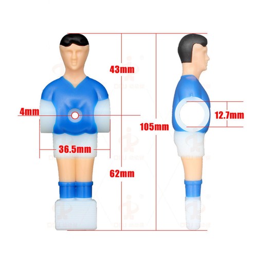 4Pcs Kicker Männer Ersatz Kickertisch Teile Fußballspieler Figuren - Bild 2 von 7