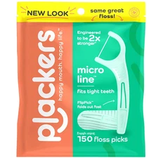 150 Ct Micro Line Floss Picks – Fold-Out FlipPick with Mint and Easy Storage