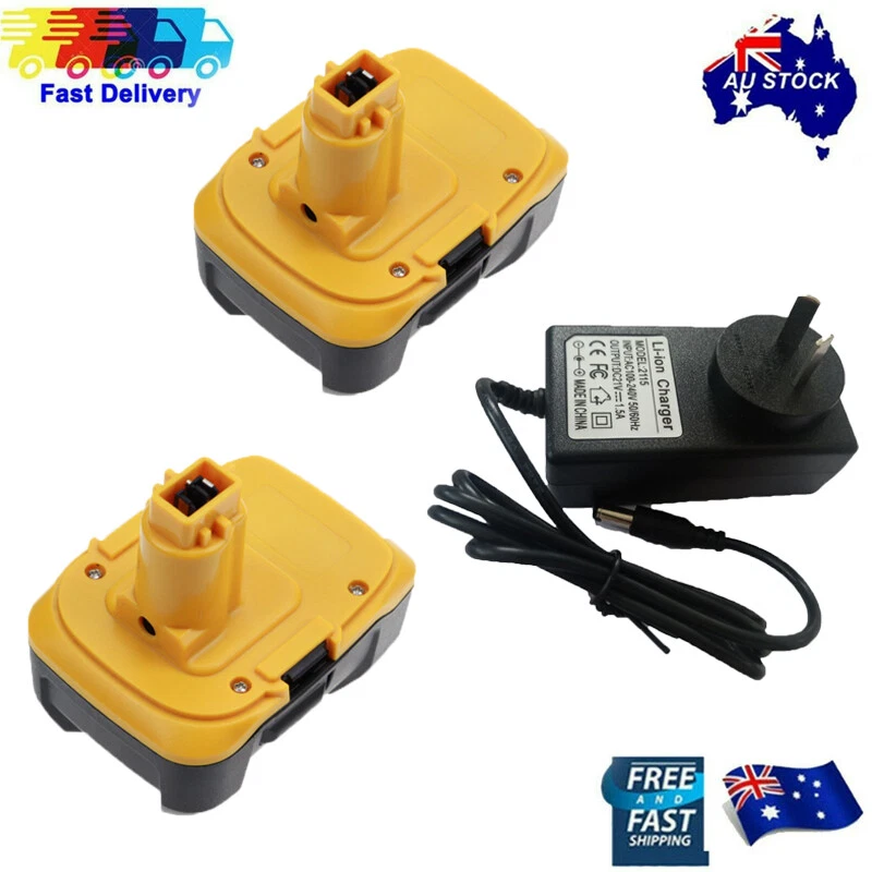 18V Li ion Charger Battery For DeWALT XRP 4.0Ah DC9180 DC9182 DC9096 DC9098 AU