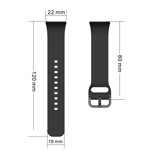 For Samsung Galaxy Fit 3 Silicone Band + Case Sport Strap Protective Cover Case - 第 3/22 張圖片