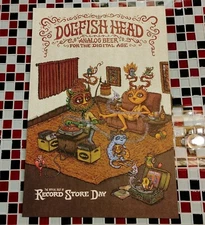 DOGFISH Head Analog Beer Digital Vinyl Age 2018 Record Store Day Poster Man cave