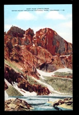 PC-2459*Antique E.C. Kropp RPPC Linen 1940's Long's Peak, Estes Park, Colorado