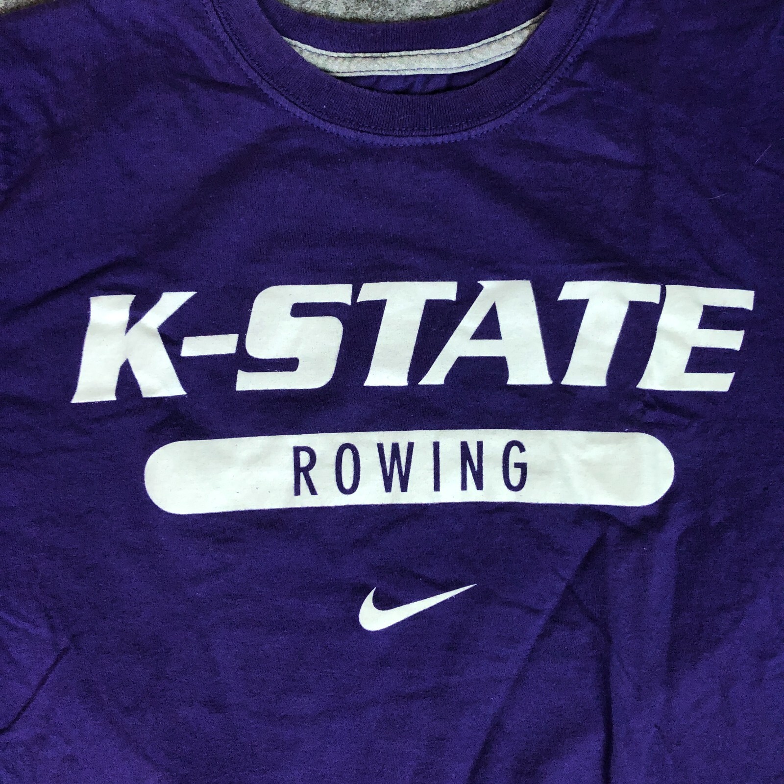 FILA Camicia da uomo Kansas State Wildcats extra small Nike viola manica corta canottaggio