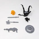 Vintage MOTU Weapons Pak Lot of 7 Sword Battle Axe Armor Shield Gun