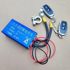 Universal Integrated Wireless Car Battery Isolator 12v 200a 2 Pcs Remote Control