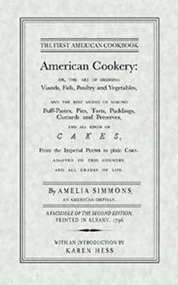 NEW Applewood Books American Cookery,  9781557094391 Applewood Books Trade Paper