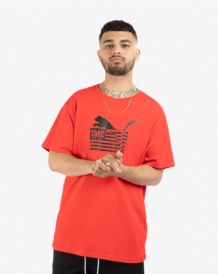 Puma x Nipsey Hussle TMC The Hustle Way T-Shirt Red Men s Size MEDIUM
