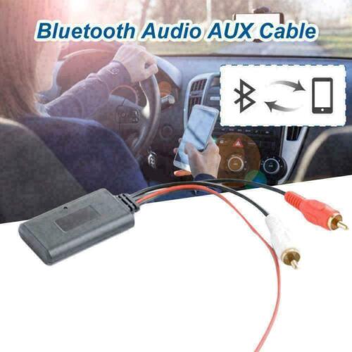Car Universal Wireless Bluetooth Module Music Adapter New E8N1 Rca Aux T4N7 W7T9