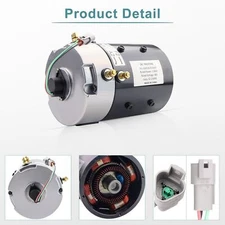 10L0L Golf Cart Motor 48V for 612624 624105 DL9-4006 - EZGO TXT Freedom 2010-Up