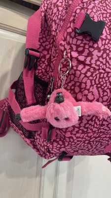 Kipling Firefly Pink Nylon Backpack Bookbag With Arno The  display picture 3
