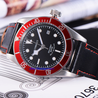 Sapphire Glass 41mm Corgeut Men Waterproof Automatic Watch Wristwatches