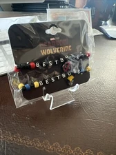 BRAND NEW- Marvel Deadpool Wolverine Best Bubs Friendship Bracelet