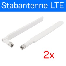 2x LTE Antenne Stabantenne für Homespot Speedport Router LTE 2 II Huawei SMA 4G