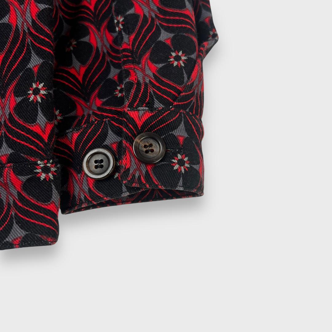 2015AW miumiu floral denim jacket