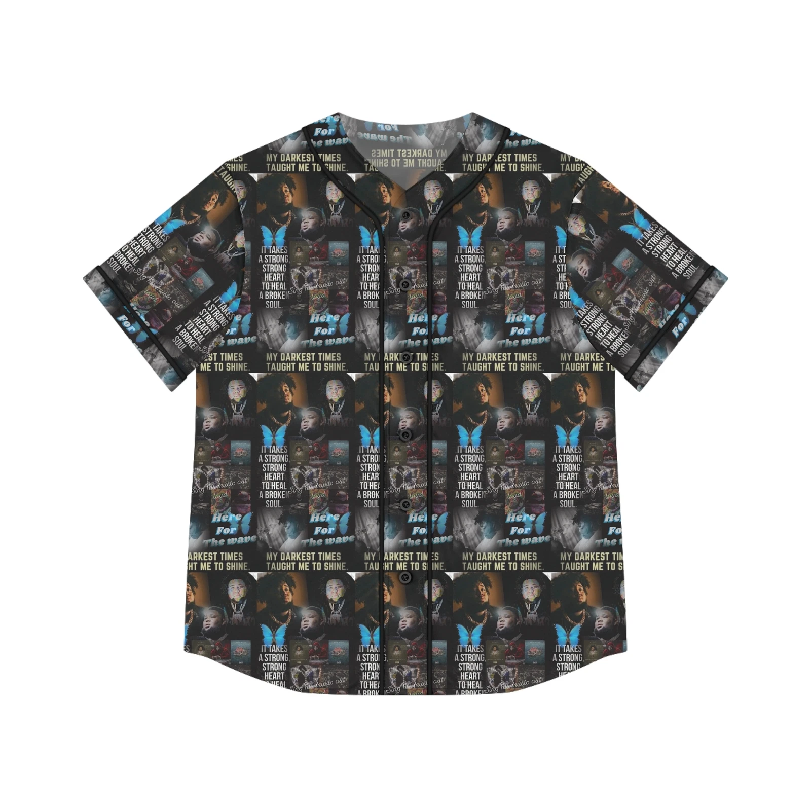 rod wave baseball jersey for women