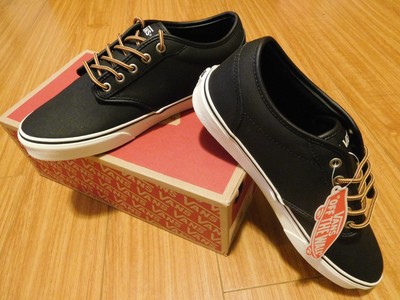 vans atwood leather black marshmallow