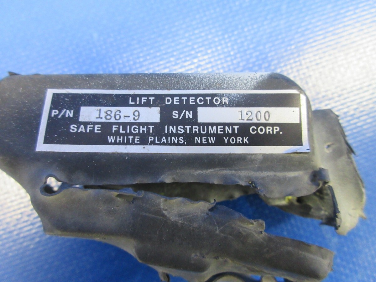 Safe Flight Lift Detector P/N 186-9 CORE (1223-689) | eBay