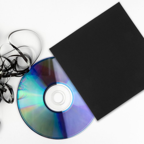 20pcs CD Sleeves Paper Envelopes DVD CD Paper Storage Holder Sleeves - Photo 2/12