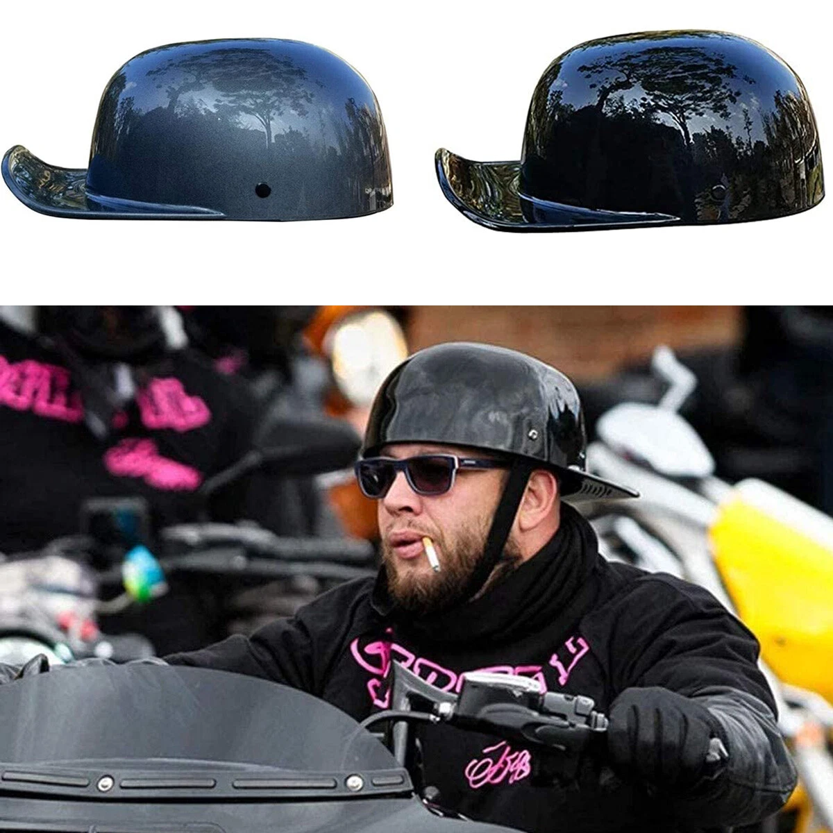 motorcycle helmet cap