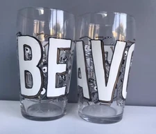 2 x Beavertown Beavo Pint Glass Man Cave, Pub. Craft Rare Brand New