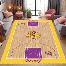 Basketball Field Rug, Sports Rug, Basketball Rug, Basket Stadium Rug,Player Rug