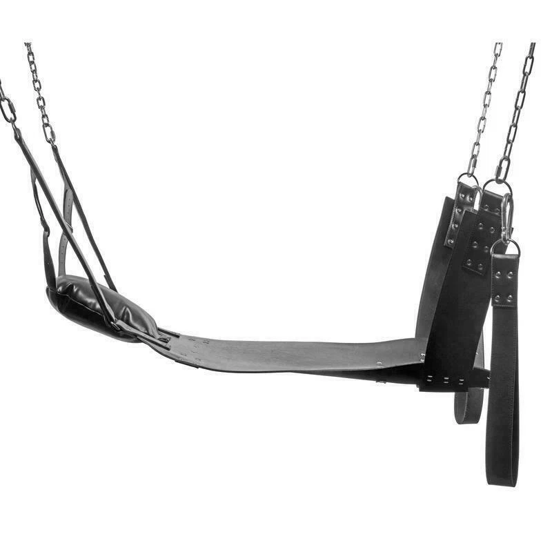Heavy Duty Genuine Leather SEX SLING and Hammock with Stirrups SLING BDSM - Image 2 of 3