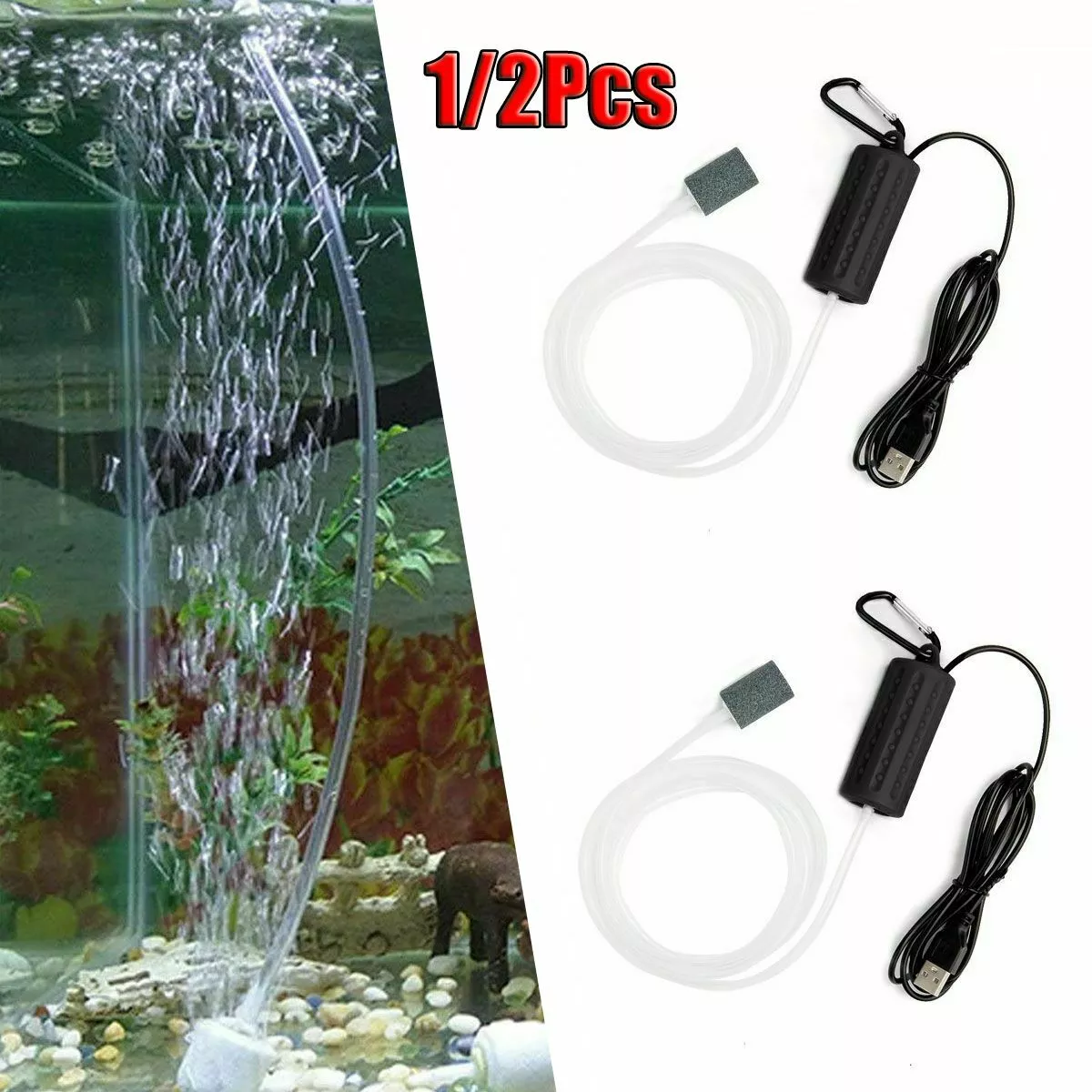 Mini air pump for fish bowl sales