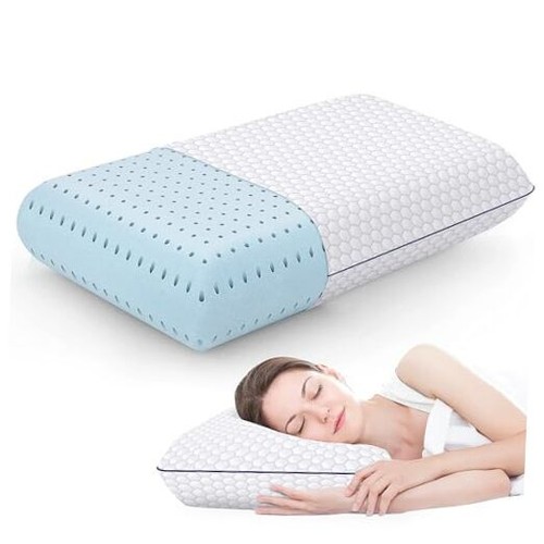 Memory Foam Pillows for Side, Back and Stomach Sleepers, Bed Standard Size 1