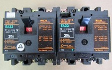 2 PCS FUJI ELECTRIC AUTO BREAKER EA33 20A