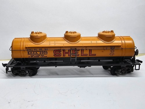 Athearn HO Scale 40' 3 Dome Tank Car SHELL GAS S.C.C.X. #2005 Model train Car - Picture 5 of 10