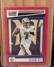 2022 Panini Score Taysom Hill #57 RED!