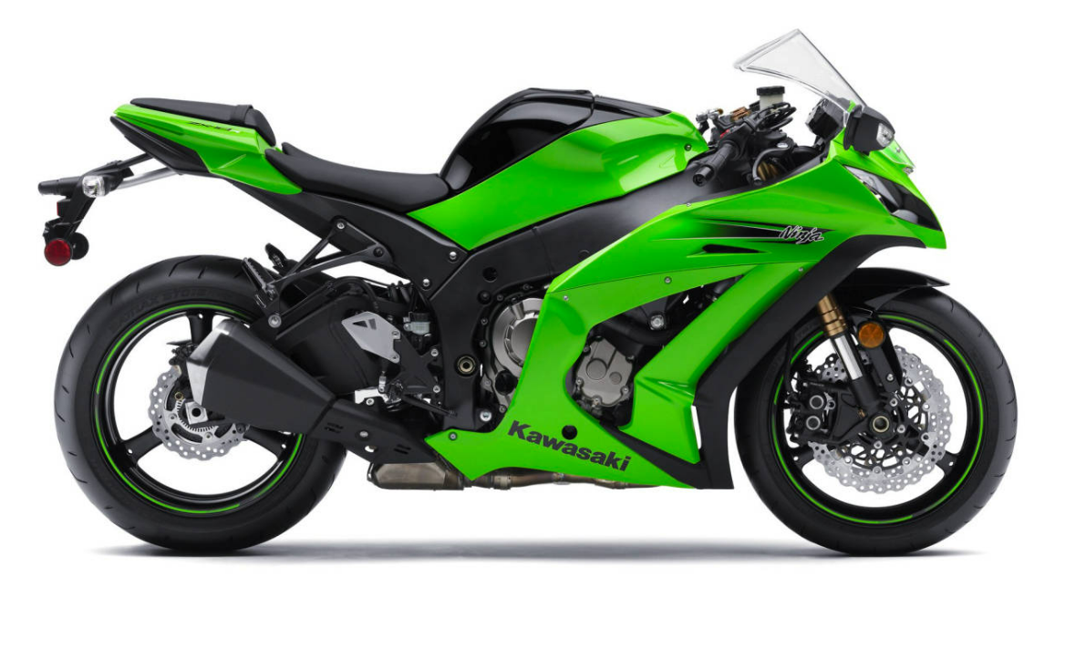 Kawasaki ZX10 Ninja ZX10R stainless steel exhaust studs and flange