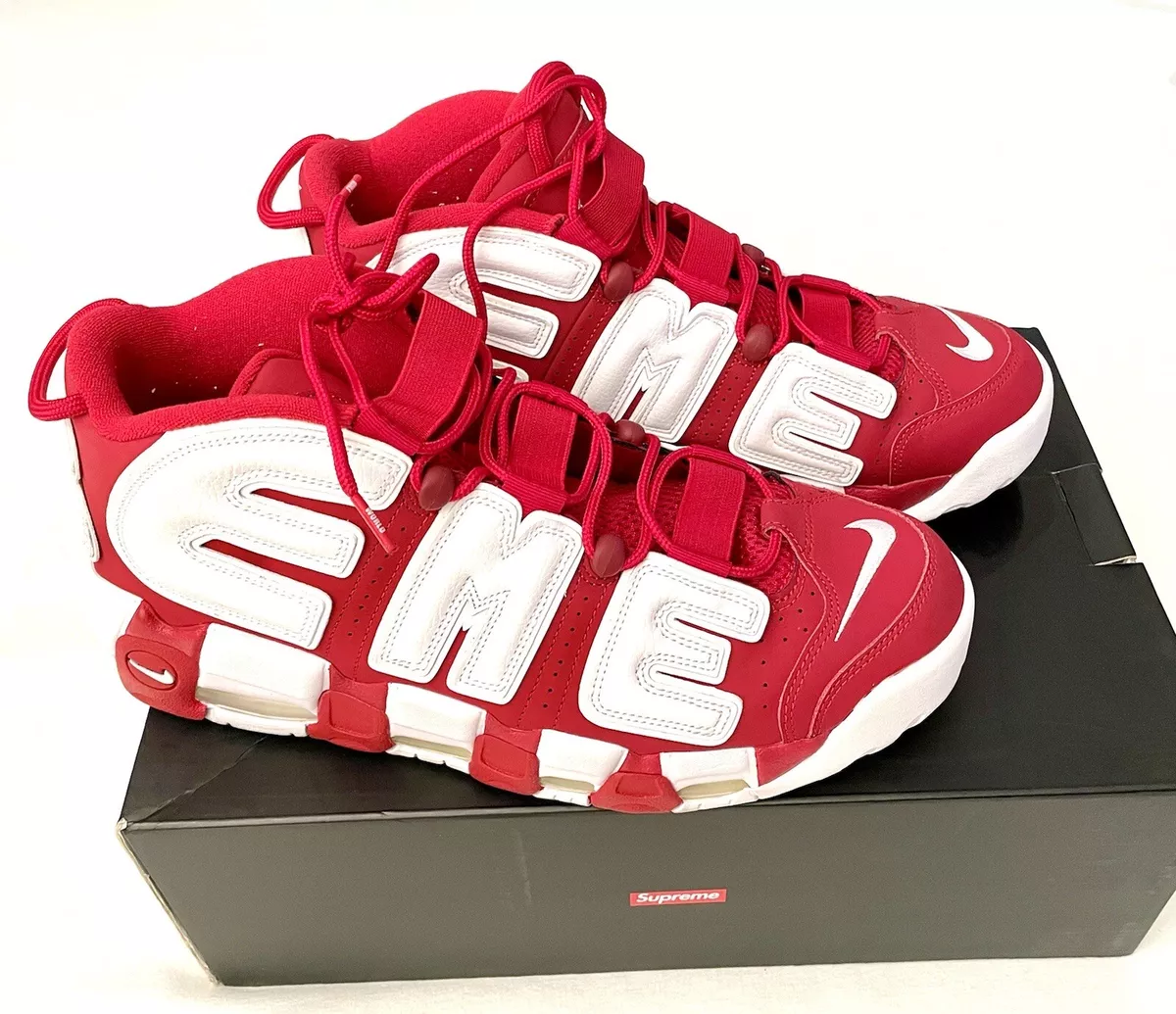 Multicolor Nike Air Uptempo Lv Supreme Red Basketball Shoes