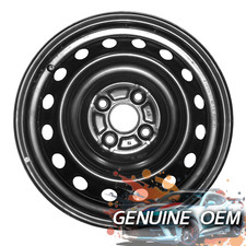 15 X 5.5 Genuine Factory Oem Black Steel Wheel Rim For 2006-2012 Toyota Yaris