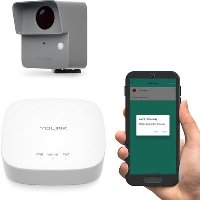 #ad YoLink LoRa Smart Outdoor Motion Sensor Driveway Property Security Alert $68.98