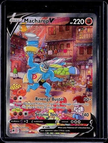 Machamp V (Alternate Full Art) #172/189 SWSH10: Astral Radiance Pokemon