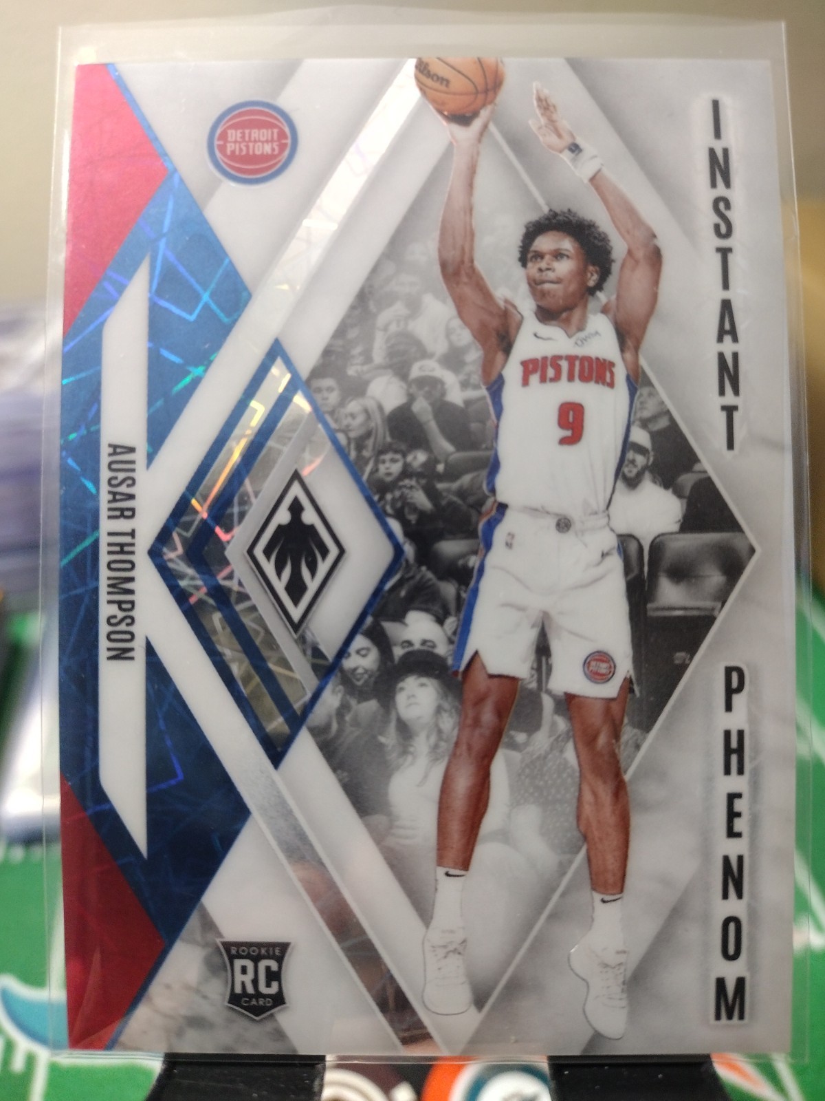 2023-24 Panini Phoenix: Instant Phenom - Ausar Thompson #4 White Lazer /150 (RC)