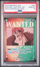 One Piece Pillars of Strength Eustass Captain Kid OP01-051 Wanted PSA 10 JAPAN