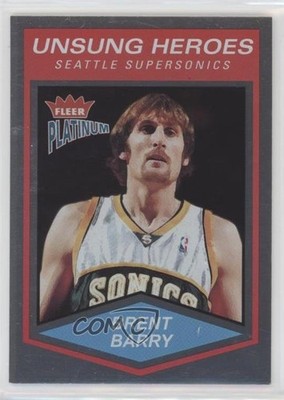 2003-04 Fleer Platinum Unsung Heroes Finish 95/100 Brent Barry #167 3c7