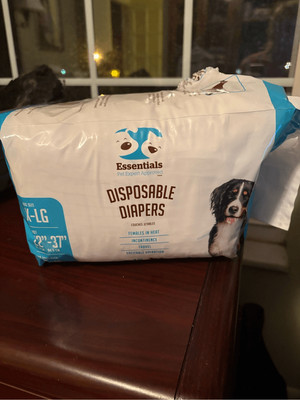 Essentials Doggie diapers, size XL, new