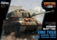 Meng-Model WWT-021 - Ger. Heavy Tank King Tiger (Henschel Turret) Cartoon Model