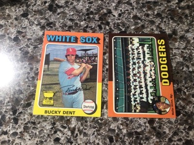 U-Pick 1975 Topps baseball 250-500 commons/stars/RC  - YOU PICK ANY CARD(S)