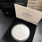 2014 America The Beautiful ARCHES NATIONAL PARK 5 Oz Silver Bullion W/COA