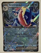Carta Pokemon Greninja ex 041/142 Corona Stellare Doppia Rara Holo Near Mint