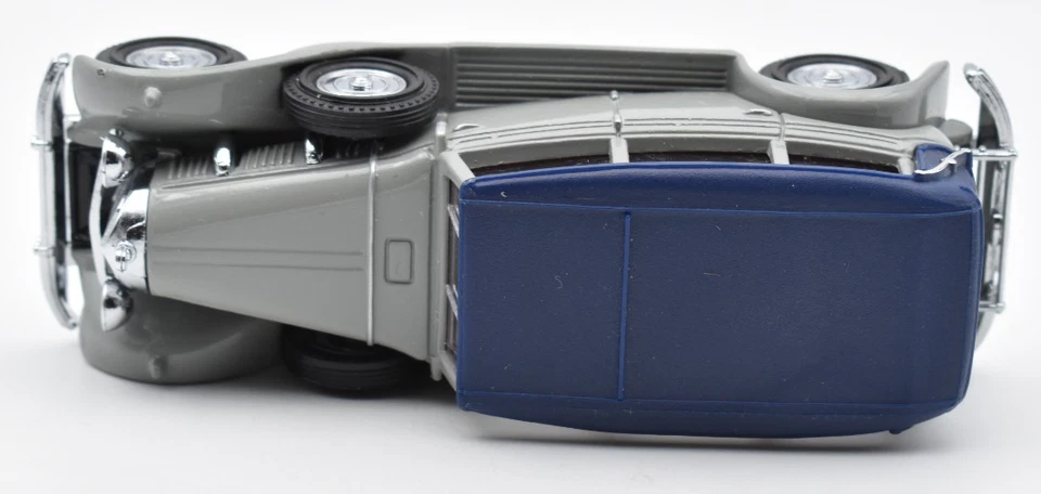 Matchbox MoY Yesteryear Y40 Mercedes Benz 770 1931 gris-bleu. 1:48. Chine - Photo 3/4