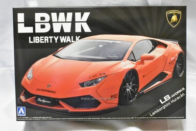Aoshima 1/24 Liberty Walk No.15 LB Works Lamborghini Huracan Ver.1 Plastikmodell